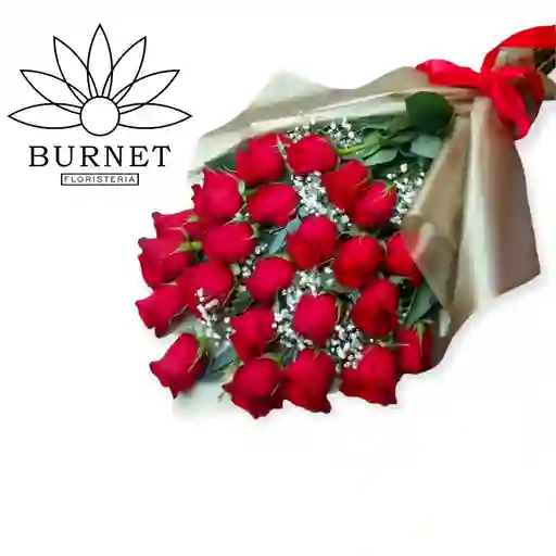 Rosas Rojas De Amor En Bouquet De Regalo