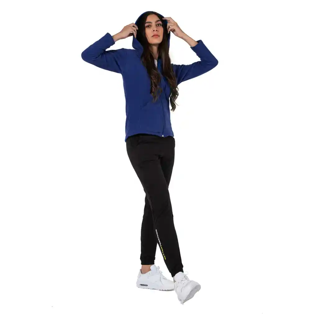 Hoodie Térmico Mujer Nevado Del Cocuy Talla M Azul Rey