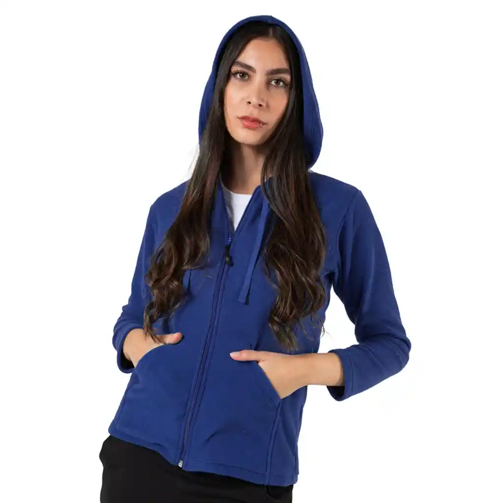 Hoodie Térmico Mujer Nevado Del Cocuy Talla M Azul Rey