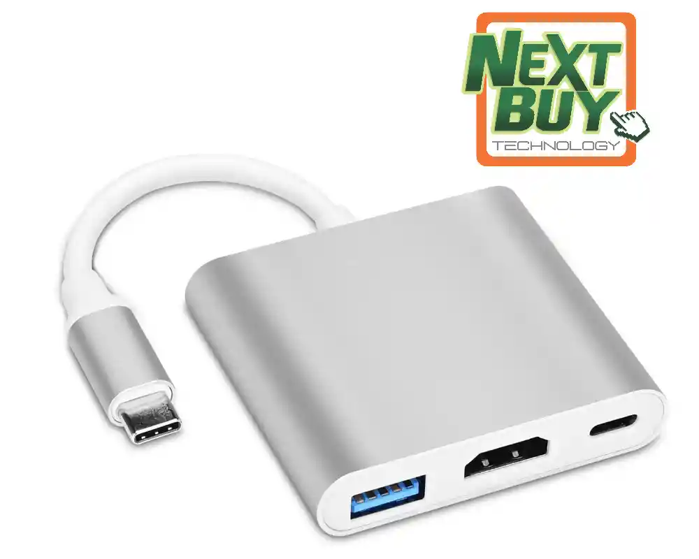 Adaptador Tipo C A Hdmi, Tipo C Y Usb 3.0