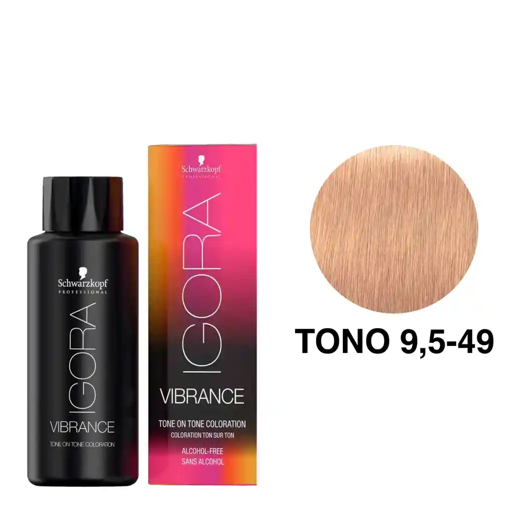 Igora Vibrance Tono 9,5-49 Tonalizador Beige Violeta 60ml