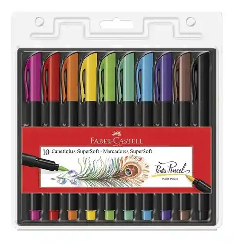 Faber Castell Paquete Marcadorsupersoft X10