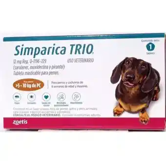 Simparica Trio 1 Tableta 12mg