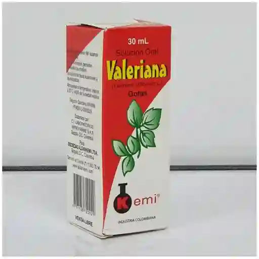 Valeriana Gotas X 30 Ml Kemi