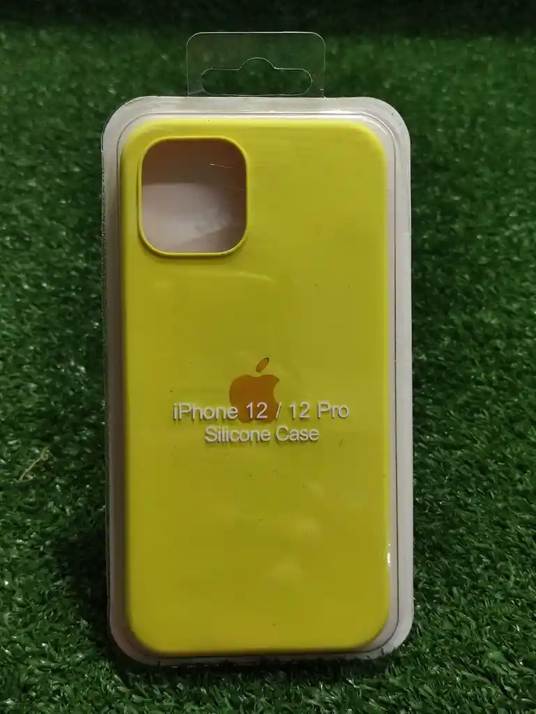 Iphone 12 Pro | Forro Protector| Silicone Case | Amarillo | Iphone | Carcasa | Funda | Anti Humedad