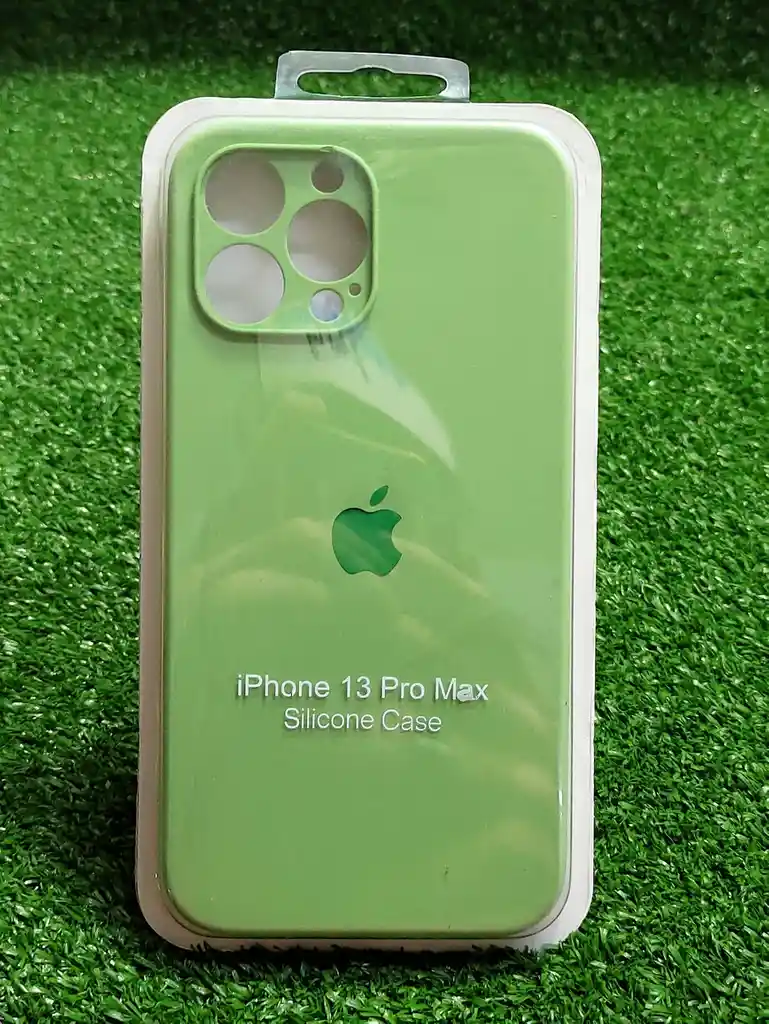 Iphone 13 Pro | Forro Protector| Silicone Case | Verde Manzana | Iphone | Carcasa | Funda | Anti Humedad