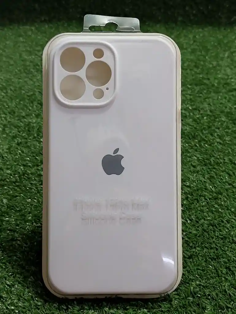 Iphone 13 Pro Max | Forro Protector| Silicone Case | Blanco | Iphone | Carcasa | Funda | Anti Humedad