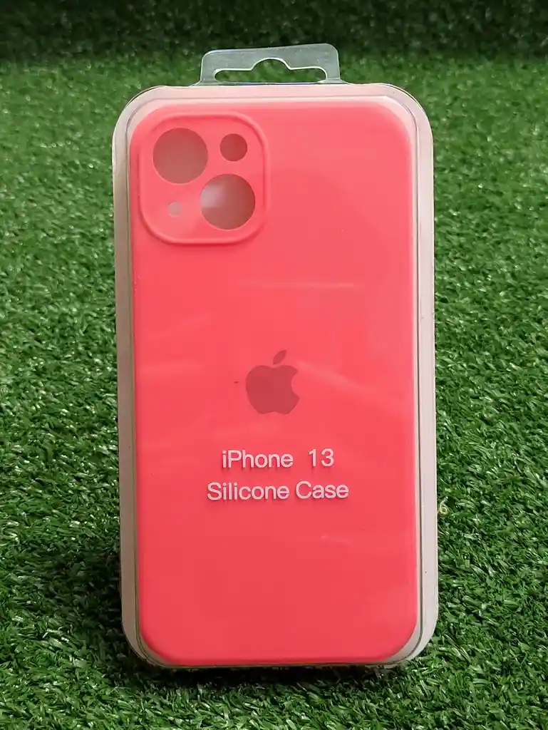 Iphone 13 | Forro Protector| Silicone Case | Naranja Neon | Iphone | Carcasa | Funda | Anti Humedad