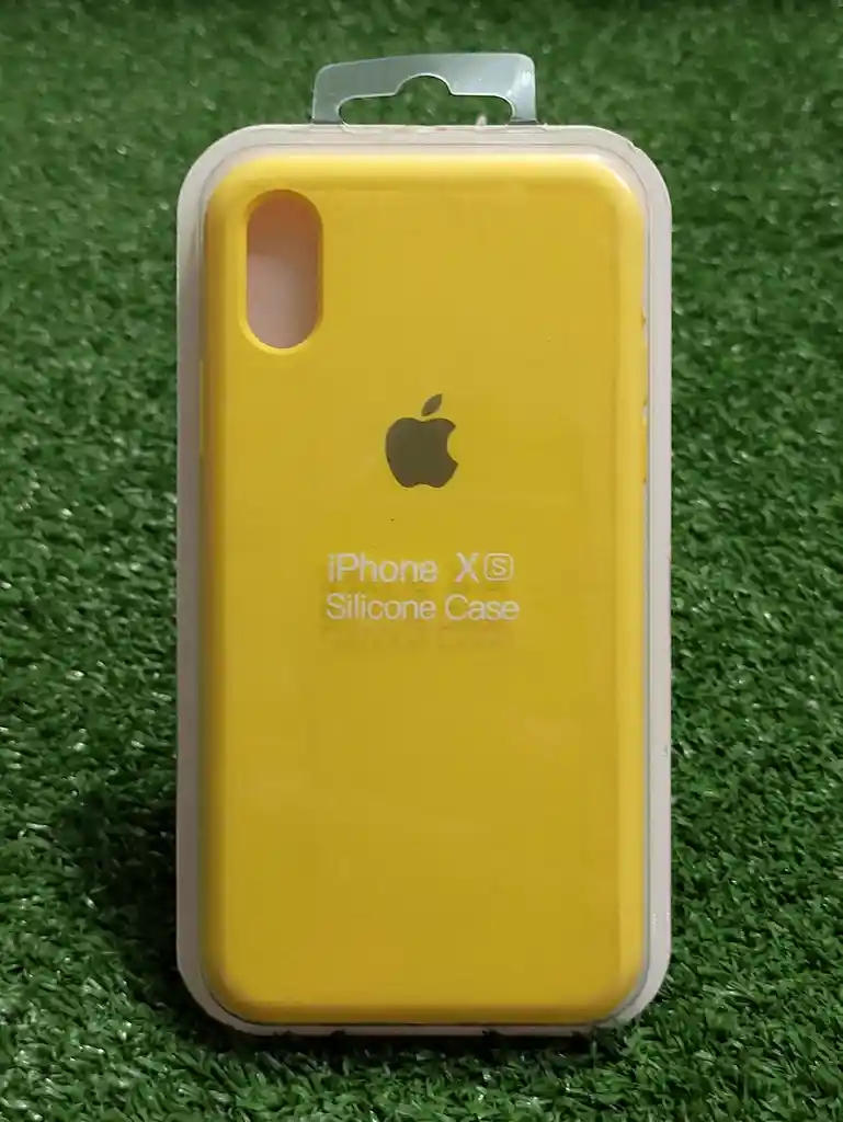 Iphone Xs | Forro Protector| Silicone Case | Amarillo | Iphone | Carcasa | Funda | Anti Humedad