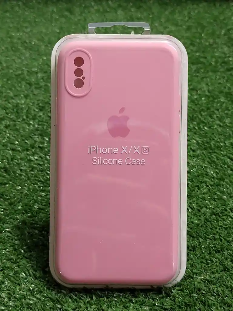 Iphone Xs | Forro Protector| Silicone Case | Rosado Crepe | Iphone | Carcasa | Funda | Anti Humedad