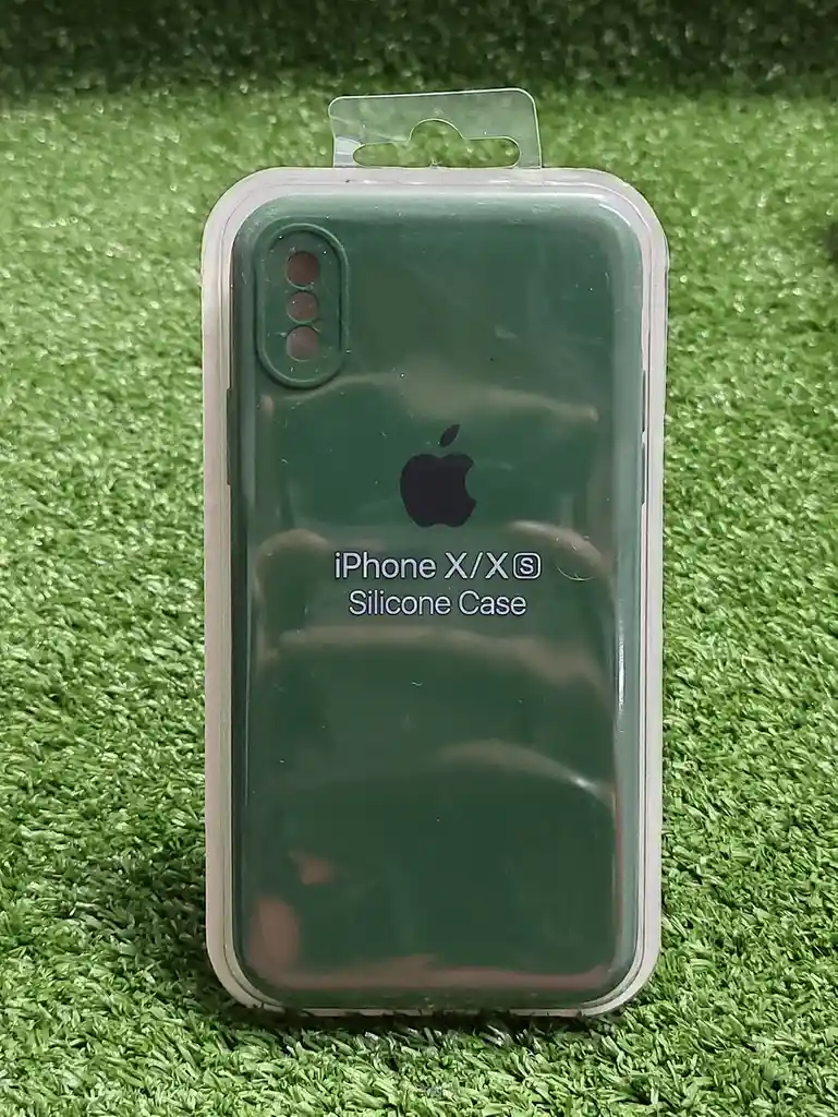 Iphone X | Forro Protector| Silicone Case | Verde Pino | Iphone | Carcasa | Funda | Anti Humedad