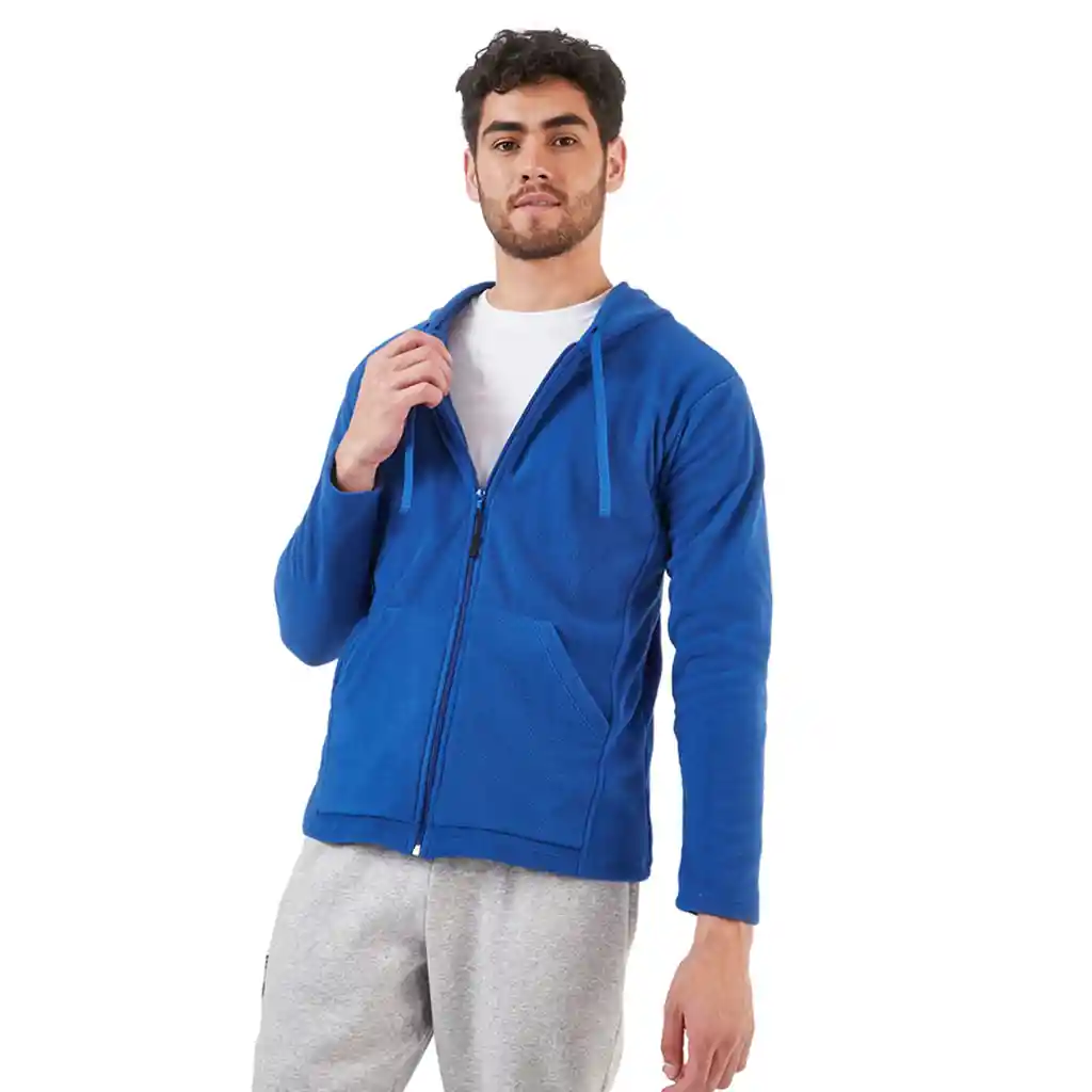 Hoodie Térmico Hombre Nevado Del Ruiz Talla S Azul Rey