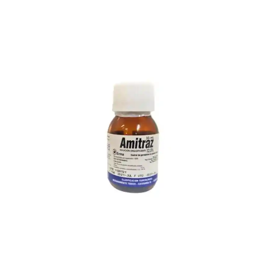 Insecticida Perro Amitraz Garrapaticida 33 Ml