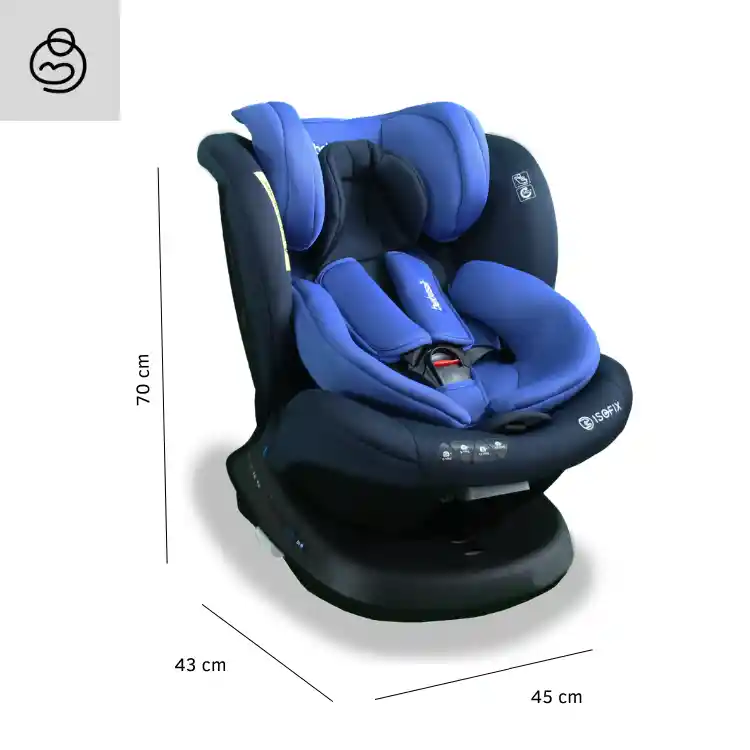 Silla De Auto Supra 360 Isofix Blue