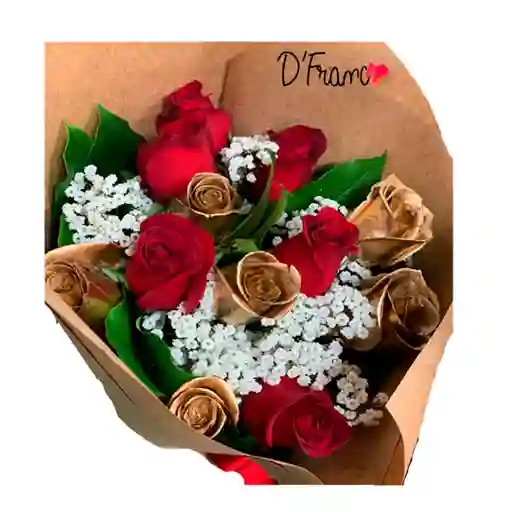 Bouquet De Rosas Gold