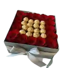 Rosa, Ferrero Rocher En Caja Detalle Especiales