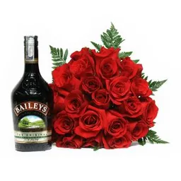 Rosas Rojas Y Baileys Cupido