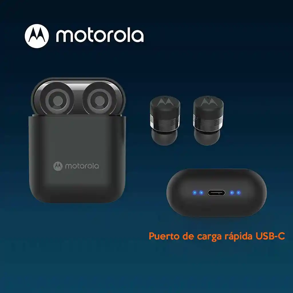 Motorola Audifonos Moto Buds 120 Twsin-Ear 15H Para Deporte