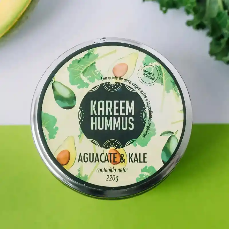 Guacamole Hummus Avo Kale