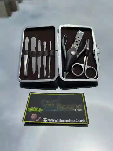 Estuche Set Manicure Pedicure Kit Cortauñas Profesional