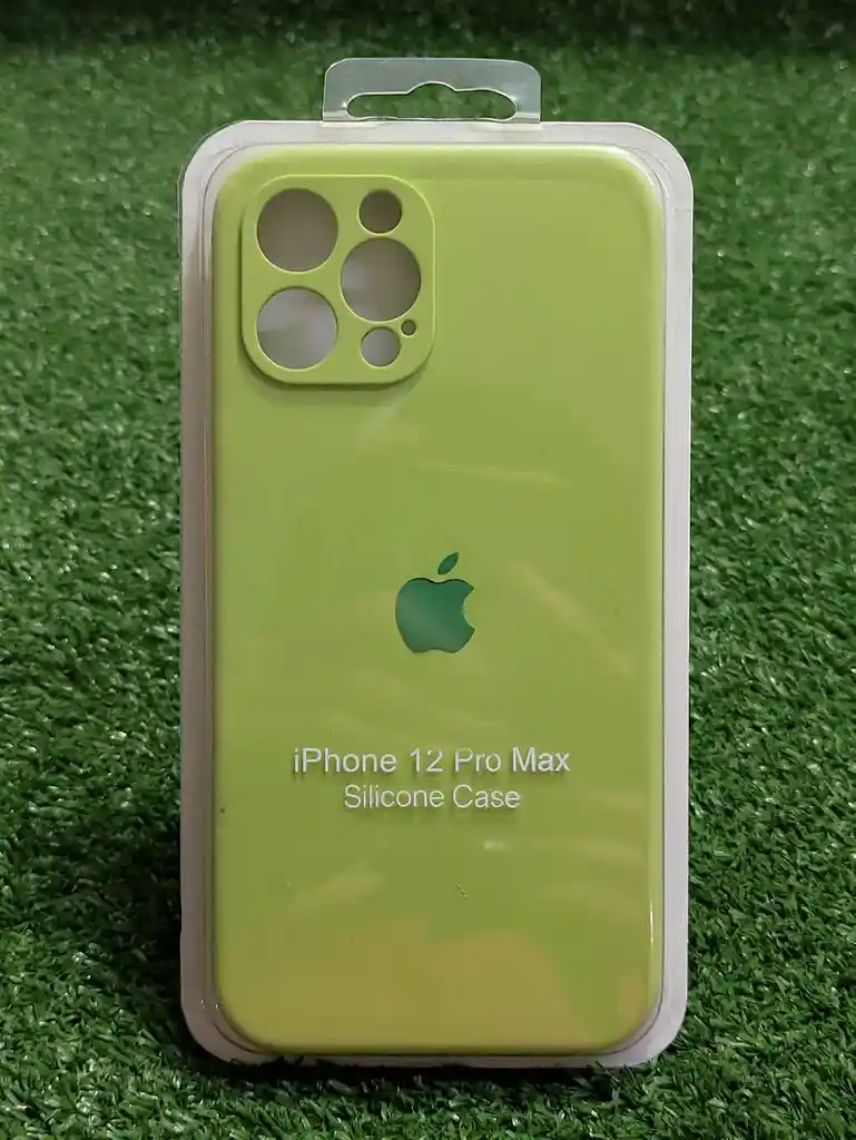 Iphone 12 Pro Max | Forro Protector| Silicone Case | Verde Oliva | Iphone | Carcasa | Funda | Anti Humedad