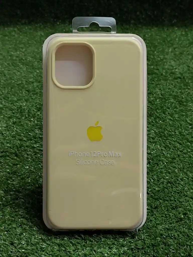 Iphone 12 Pro Max | Forro Protector| Silicone Case | Amarillo Pastel | Iphone | Carcasa | Funda | Anti Humedad