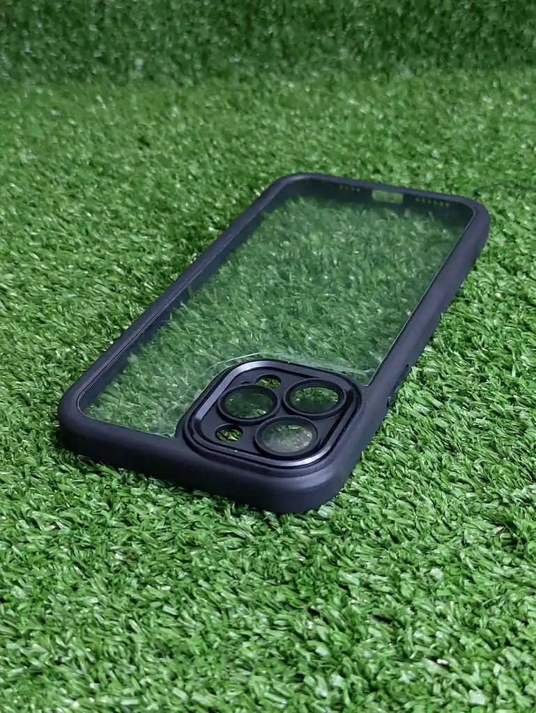 Iphone 12 Pro Max | Forro Protector | Case Rigido | Negro | Creative Case 360 | Bordes Reforzados | Iphone | Carcasa | Funda | Anti Humedad | Full Proteccion