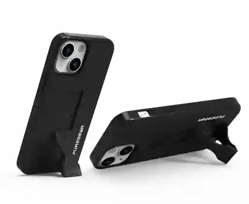 Protector Iphone 14 Plus / 15 Plus Puregear Slimstik Con Soporte Negro