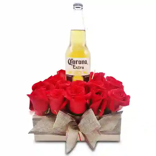 Rosas Rojas Y Coronita Feliz Dia Madre