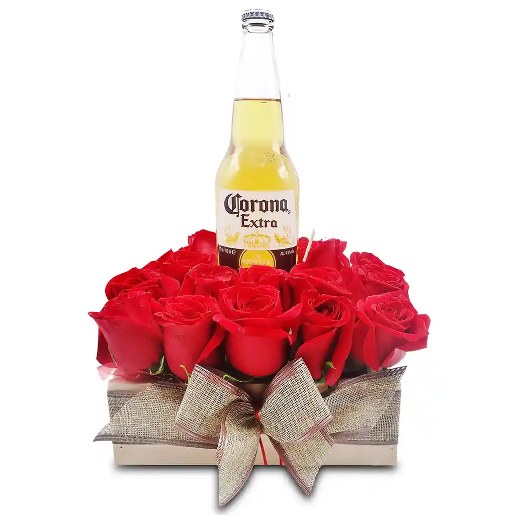 Rosas Rojas Y Coronita Feliz Dia Madre