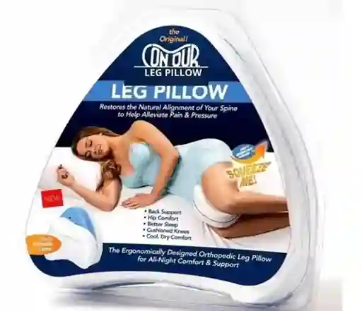 Almohada Ortopédica Piernas Espuma Viscoelástica