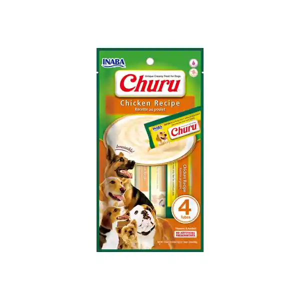 Churu Snackpara Perro Pollo 4Und