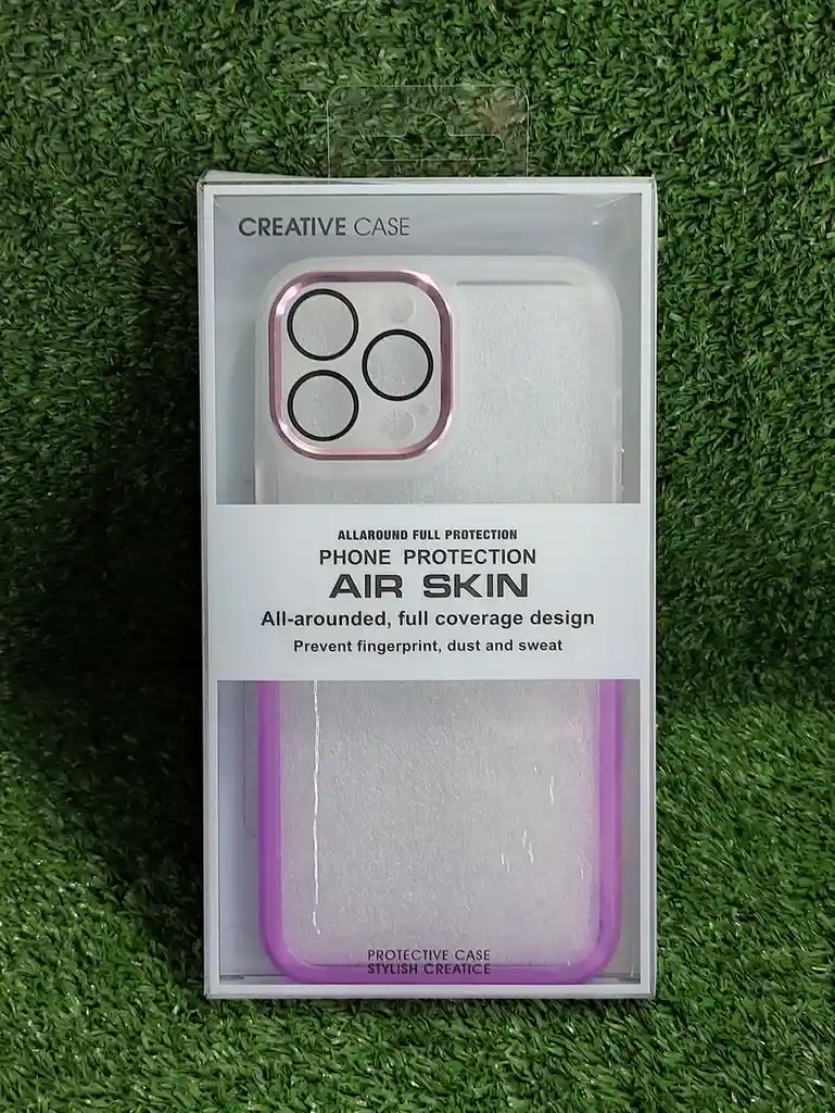 Iphone 13 Pro Max | Forro Protector | Case Rigido | Tornasol Blanco / Fucsia | Creative Case 360 | Bordes Reforzados | Iphone | Carcasa | Funda | Anti Humedad | Full Proteccion