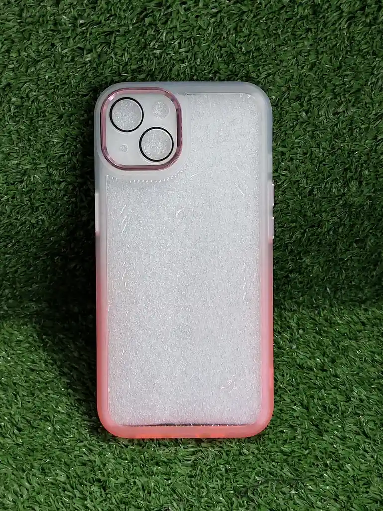 Iphone 13 | Forro Protector | Case Rigido | Tornasol Blanco/ Rosado | Creative Case 360 | Bordes Reforzados | Iphone | Carcasa | Funda | Anti Humedad | Full Proteccion