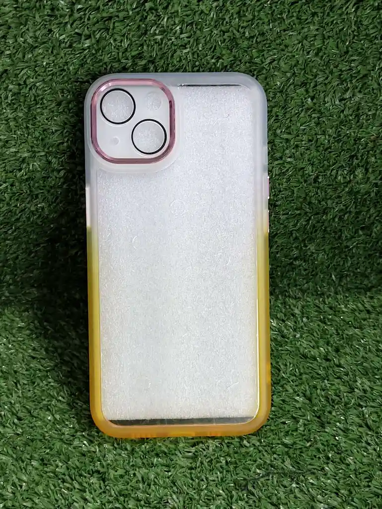 Iphone 13 | Forro Protector | Case Rigido | Tornasol Blanco/ Rosado / Amarillo | Creative Case 360 | Bordes Reforzados | Iphone | Carcasa | Funda | Anti Humedad | Full Proteccion