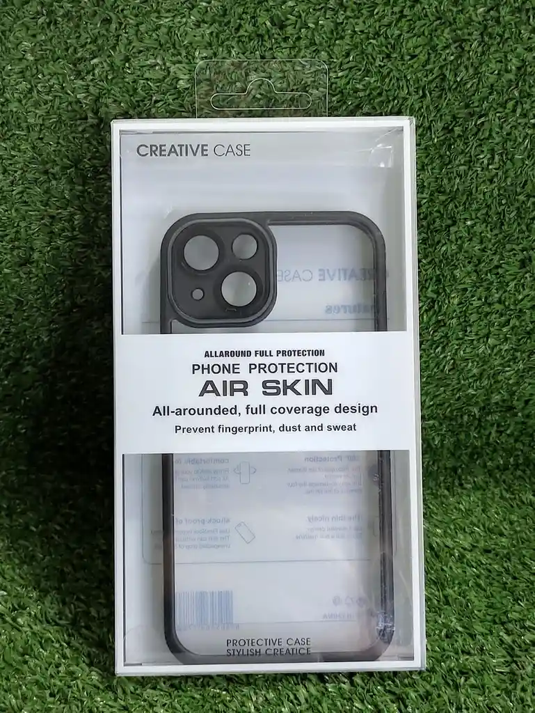 Iphone 13 | Forro Protector | Case Rigido | Negro | Creative Case 360 | Bordes Reforzados | Iphone | Carcasa | Funda | Anti Humedad | Full Proteccion