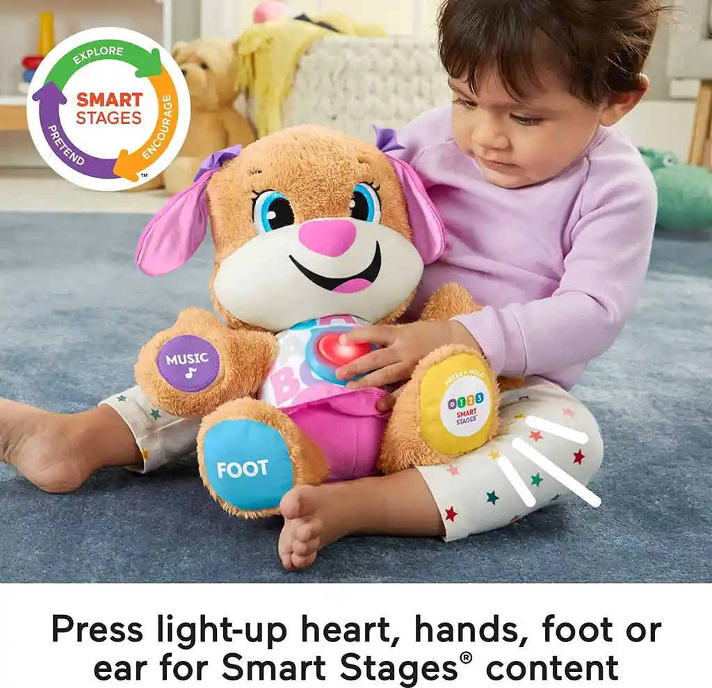   Fisher Price  Laugh & Learn Smart Stages Peluche Educativo Sis. 
