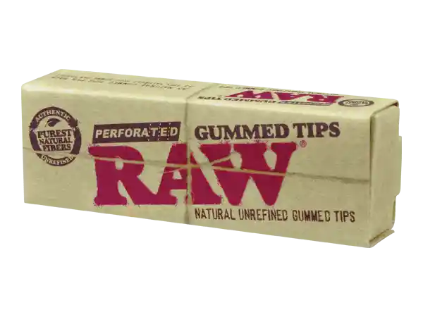 Filtros Raw Perforated Gummed Tips 24/box