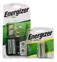 Energizer Combo Kit De Cargadormaxi Bateria Recargable Aa X2