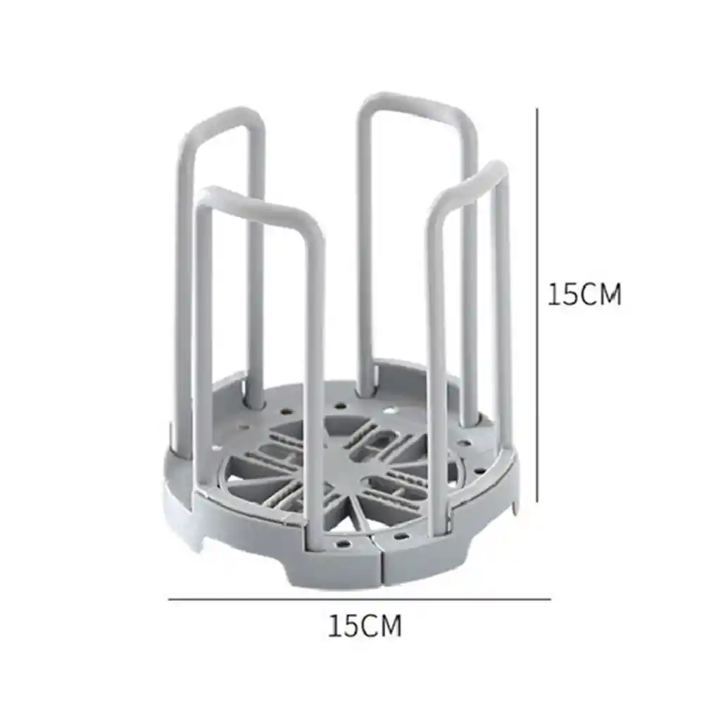 Soporte Organizador Estante Retráctil Para Platos Y Vajillas Armable Para Drenaje