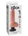 8″ Vibrating Cock With Balls