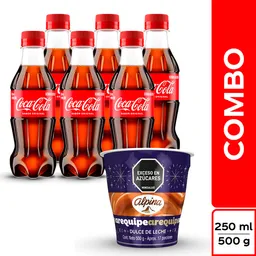 Coca-Cola Gaseosa Original 250 mL x 6 Und + Arequipe