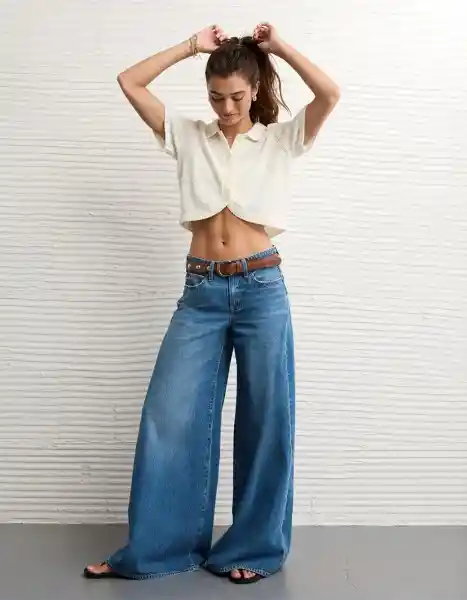 Suéter Tejido Mujer Blanco Talla X-Small 1534106 American Eagle