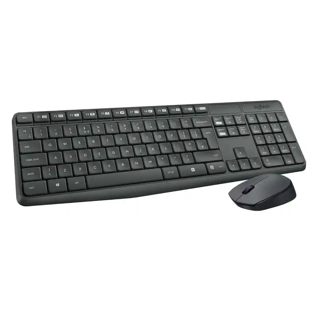 Logitech Combo Teclado Y Mouse Inalambricomk235 Multimedia