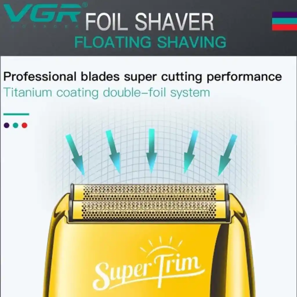 Maquina Corta Pelo Vgr V-332 Peluquera Afeitadora Super Trim