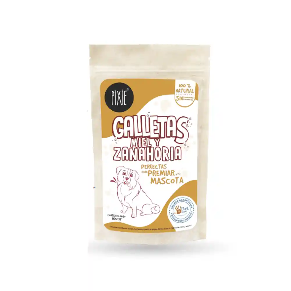 Pixie Galletas Sabor Miel Y Zanahoria