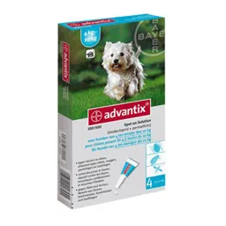 Advantix X 1.0ml Perros Pequeños (4 Kg A 10 Kg)