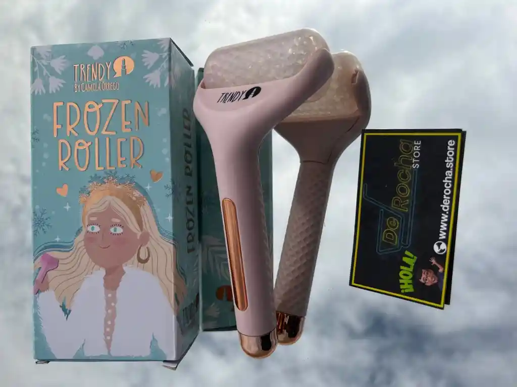 TRENDY Rodillo Masajeador Facialfrozen Roller Terapia Frio