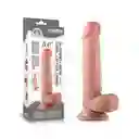 Dildo Lovetoy Sliding Skin Dual Layer Dong Lv317002 8 Pulg				 				