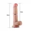 Dildo Lovetoy Sliding Skin Dual Layer Dong Lv317002 8 Pulg				 				